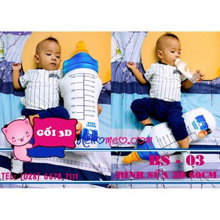 Gối Ôm Bình Sữa 3D (60cm)