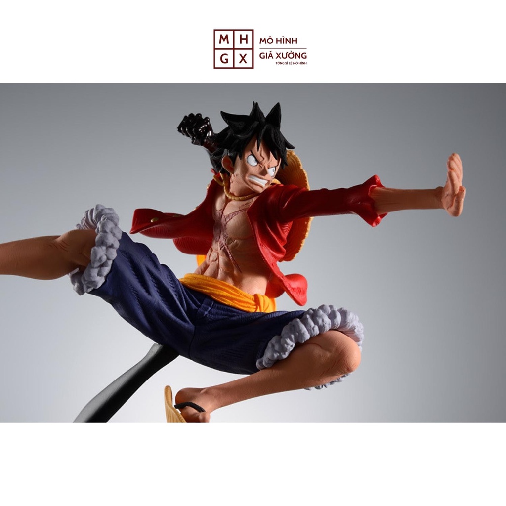 Mô hình One Piece Luffy mũ rơm sử dụng haki vũ trang cao 20cm , figure mô hình one piece , mô hình giá xưởng