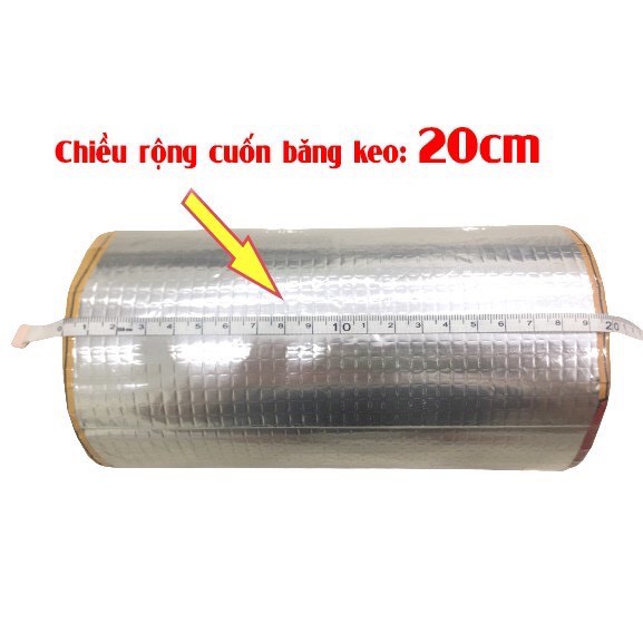 Băng keo chống thấm x2000 (20cm X500cm) băng keo siêu dính Nhật Bản chống thấm dột,dán mái tôn, dán ống nước