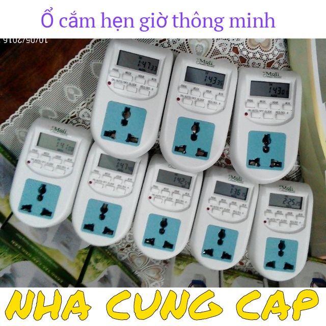 Ổ CẮM HẸN GIỜ ĐIỆN TỬ - 1 GIÂY ĐẾN 24H