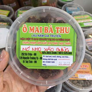 Ô mai mơ nho xào gừng Bà Thu