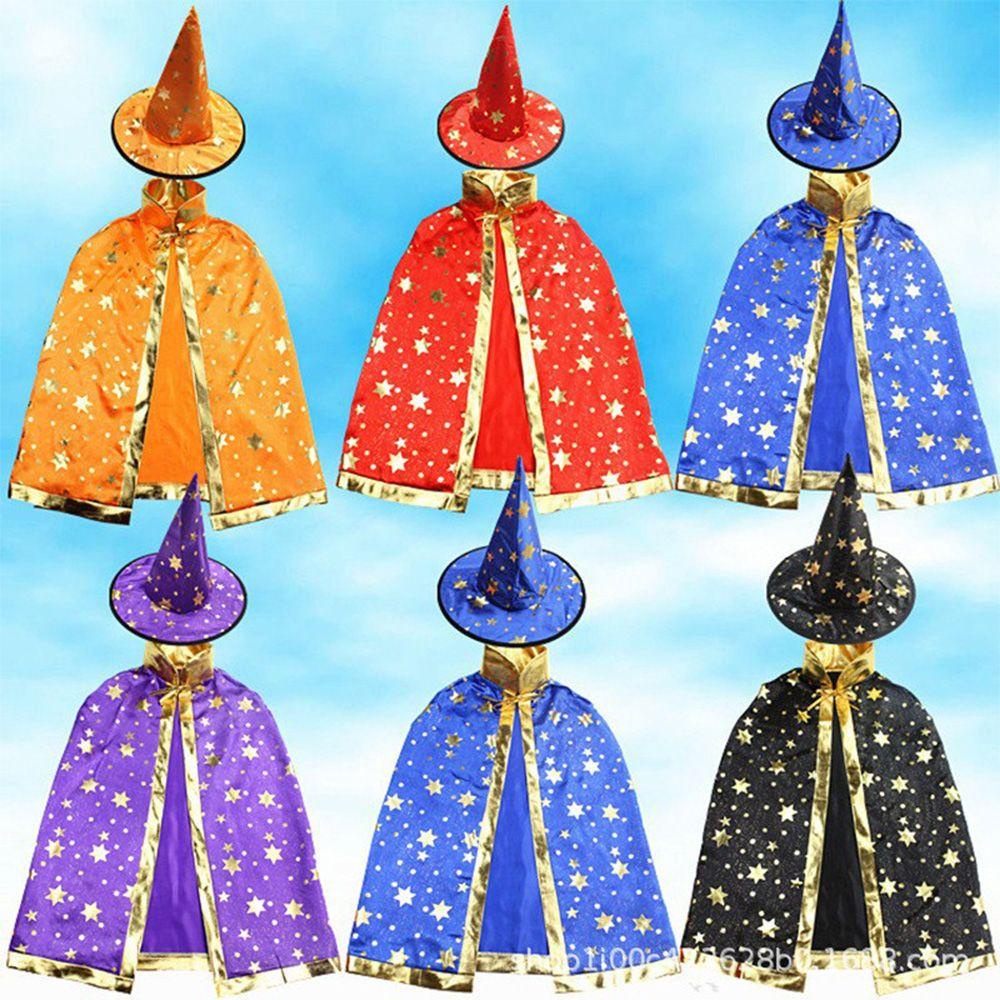 Áo Choàng Hóa Trang Phù Thủy Nhân Dịp Halloween KENT1 Cho Bé
