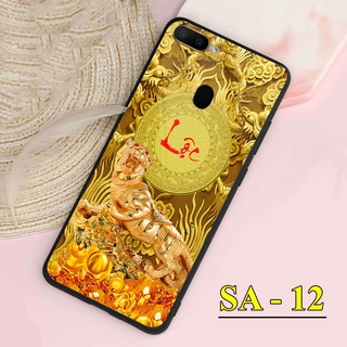 Ốp lưng kính cường lực in 3D dành cho điện thoại Oppo A5s - A7 - A12 và Oppo F9 in hình 12 con giáp