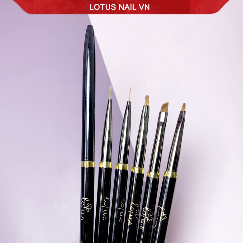 Cọ vẽ móng, cọ vẽ nail Lotus cao cấp đủ loại