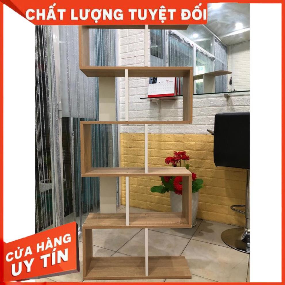Kệ sách ziczac để sàn hiện đại cao cấp( tặng kèm tua vit) | BigBuy360 - bigbuy360.vn