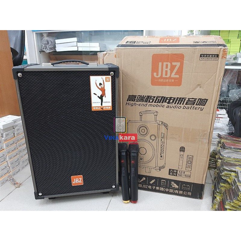 [Tặng giá ĐT 99k] Loa Kéo JBZ 106, JBZ 107, JBZ 108, JBZ 109, 2 Micro UHF, Hát karaoke hay, hát nhẹ