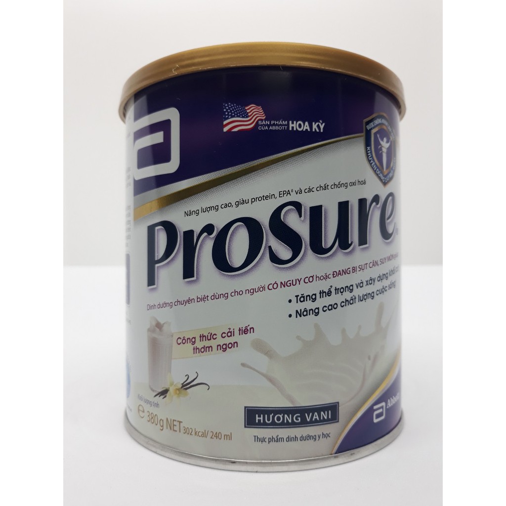 Sữa prosure vani hộp 380g