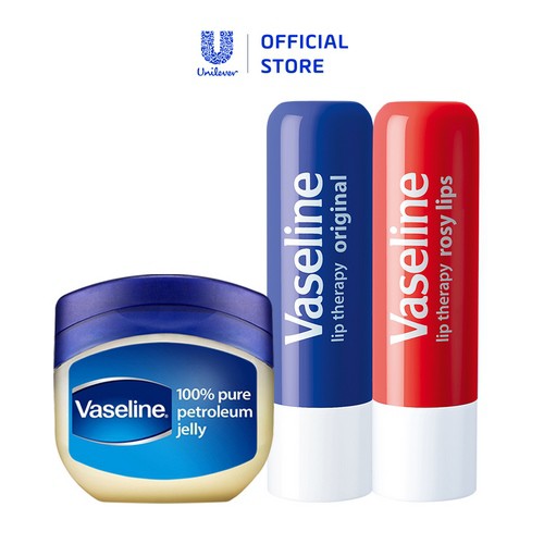 Bộ dưỡng môi đẹp xinh Vaseline | BigBuy360 - bigbuy360.vn