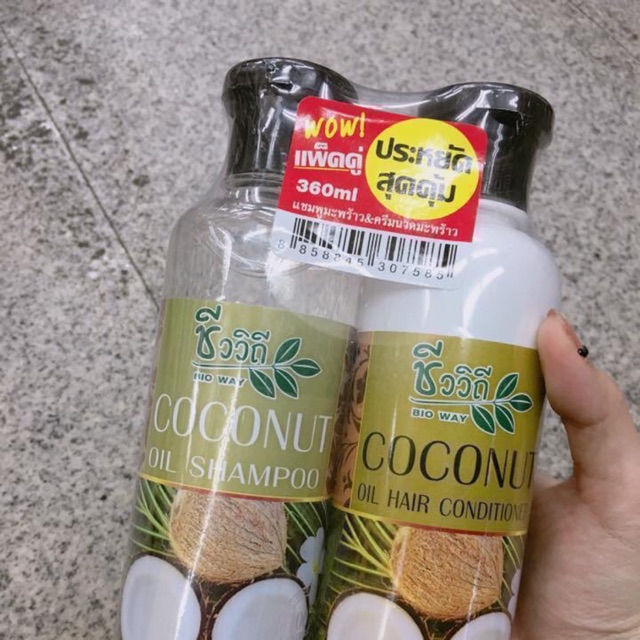 DẦU GỘI + XẢ DỪA COCONUT