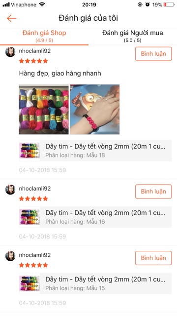 Dây tim - Dây tết vòng 2.5mm