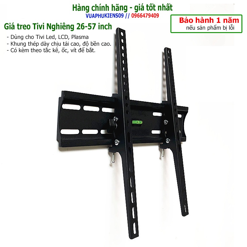Giá treo tivi nghiêng chắc chắn chịu lực cao cho tivi 26-57 inch - giá treo gật gù điều chỉnh góc