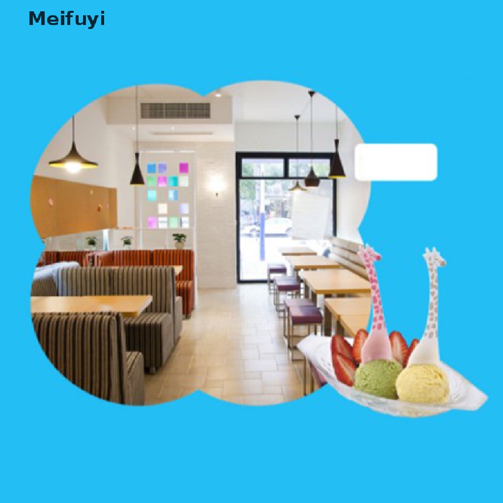 Bộ 12 Nĩa Ăn Trái Cây Hình Hươu Cao Cổ Hoạt Hình