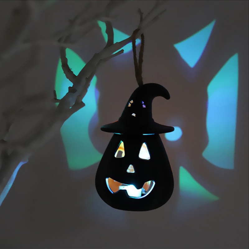 Lồng Đèn LED Hình Bí Ngô Trang Trí Halloween 2023