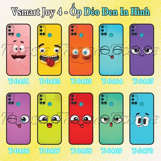 Ốp lưng Vsmart Joy 4 - Ốp dẻo đen in hình My Boo hài hước