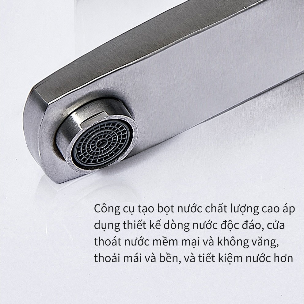 U-HOME Vòi Rửa Mặt Lavabo chất lượng cao Vòi lavabo nóng lạnh inox SUS 304 S20-9510