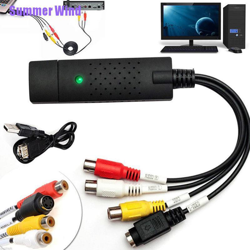 Summer Wind❥Usb 2.0 Vhs To Dvd Digital File Converter Express Video Grabber Audio Av Tv Card | WebRaoVat - webraovat.net.vn