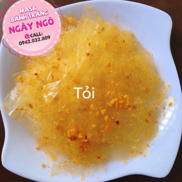 (500g)Bánh Tráng Trộn - Vị Tỏi Phi