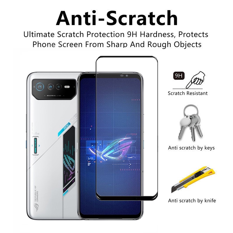 Kính Cường Lực Bảo Vệ Ống Kính Điện Thoại ASUS Rog Phone 7 6 5S 5 Pro 6D Ultimate Zenfone 9 8