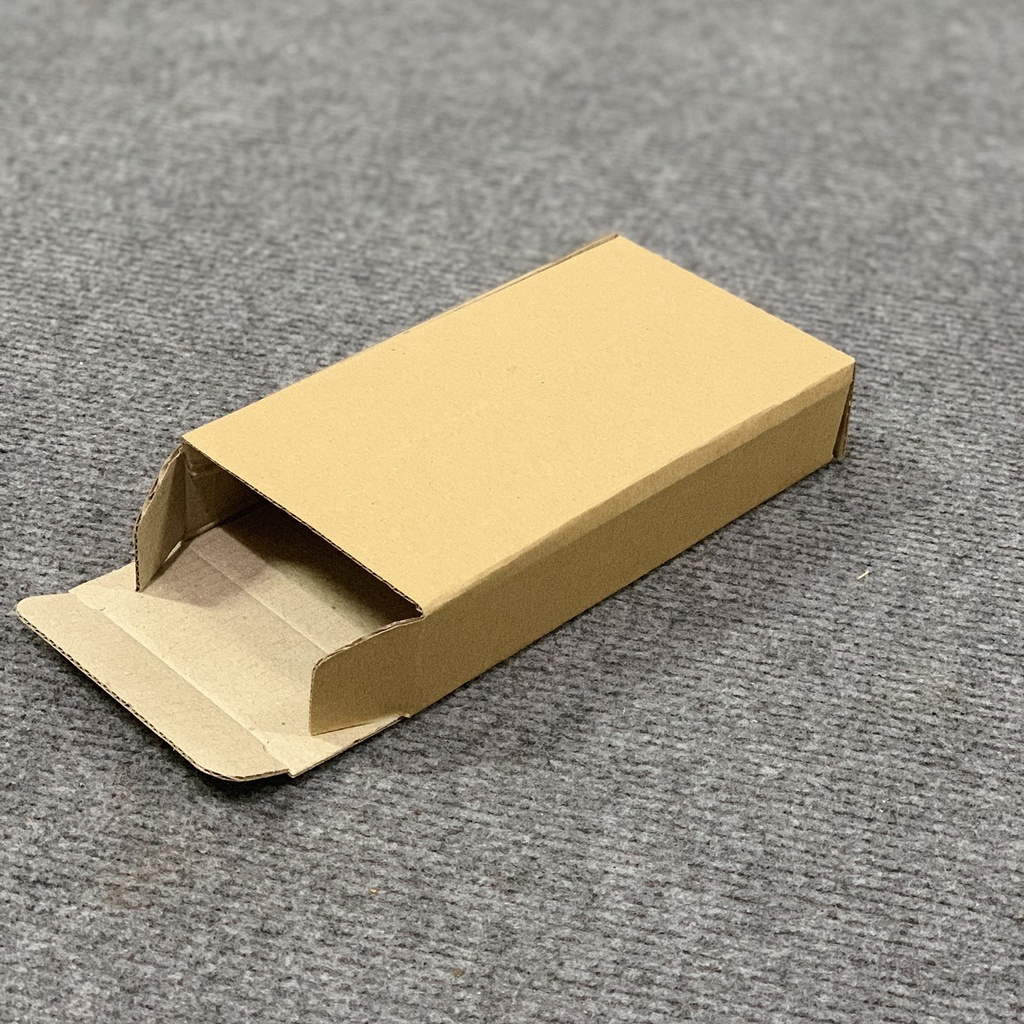 10x4x18 Combo 100 Hộp Carton Đóng Hàng Hộp Ship COD 3 Lớp sóng E Mặt Nâu
