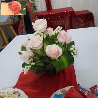 Giỏ nhựa cắm hoa để bàn cô dâu,bàn tiệc siêu đẹp