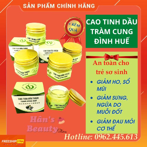 (Chính Hãng) Cao Tinh Dầu Tràm Cung Đình Huế Dùng Được Cho Trẻ Sơ Sinh