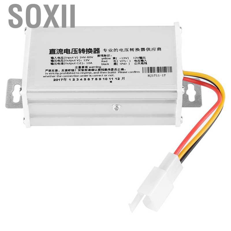 Bộ Chuyển Đổi Biến Áp Từ Soxii Dc 24v-60v Sang 12v-10a 120w Cho Xe Điện Wt