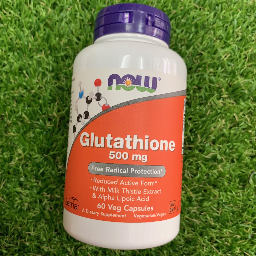 Viên uống trắng da Now Glutathione 500mg | BigBuy360 - bigbuy360.vn