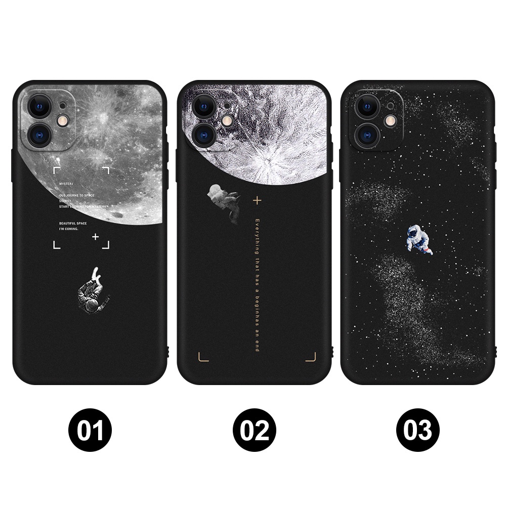 Ốp điện thoại TPU nhám màu đen thời trang cho iPhone XR X 7 Plus 8 Plus XS Max 6S 6 Plus 5 4 M001