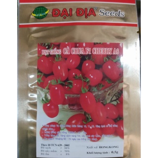 HẠT GIỐNG CÀ CHUA CHERRY, CÀ CHUA BI (Gói 0.5g)