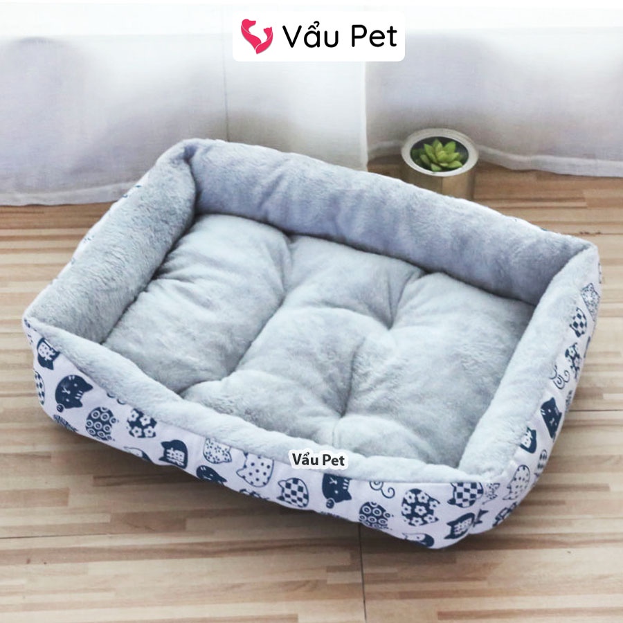 Đệm Cho Chó Mèo Lót Lông - Nệm Ngủ Cho Chó Mèo Thú Cưng Vẩu Pet Shop