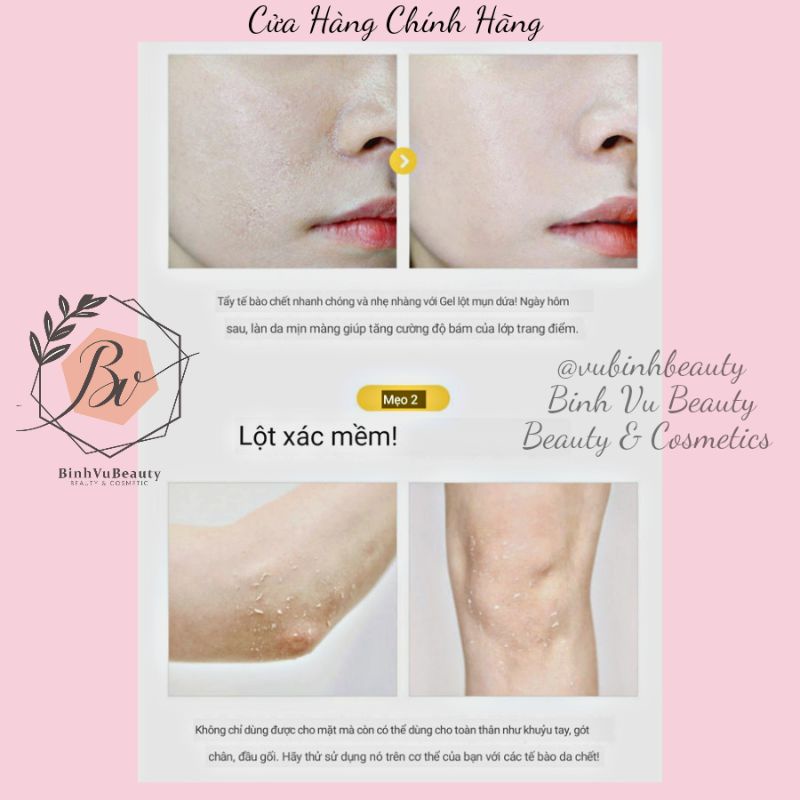 GEL TẨY DA CHẾT MẶT DỨA TRẮNG SÁNG DƯỠNG DA PEELING GEL GRAYMELIN MILD