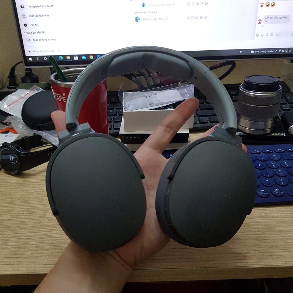 [Thanh Lý] Tai nghe bluetooth Skullcandy Hesh 3, không hộp chưa qua sử dụng, pin lên đến 22h