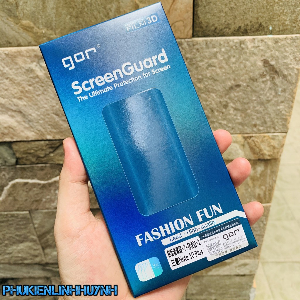 Samsung Galaxy Note 10 Plus_Miếng dán dẻo GOR dẻo Full màn