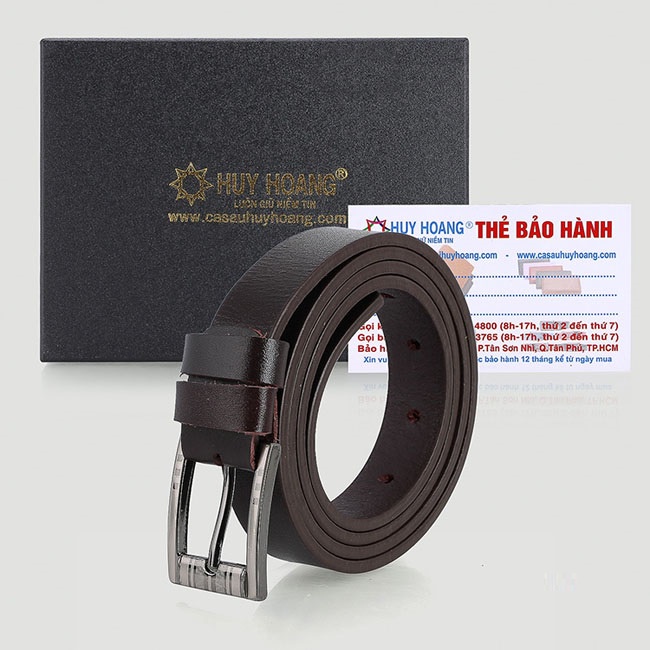 Dây thắt lưng nữ Huy Hoàng bát gài 2,5P màu da bò, đen, nâu HP5147-48-49