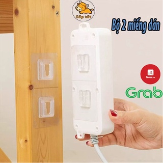 Miếng dán 2 mặt siêu dính treo ổ điện, wifi đa năng tiện ích nhà cửa GD12