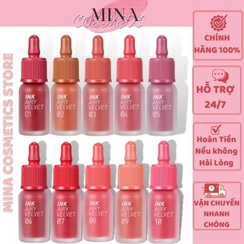 Son Peripera [Hot New-Hàng Auth] Son Peripera Ink Airy Velvet Lip Tint Mới