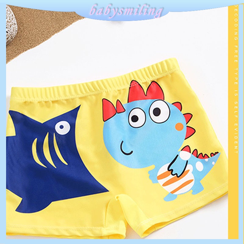 Quần Bơi Nhanh Khô Họa Tiết Hoạt Hình Dễ Thương Cho Bé Trai
