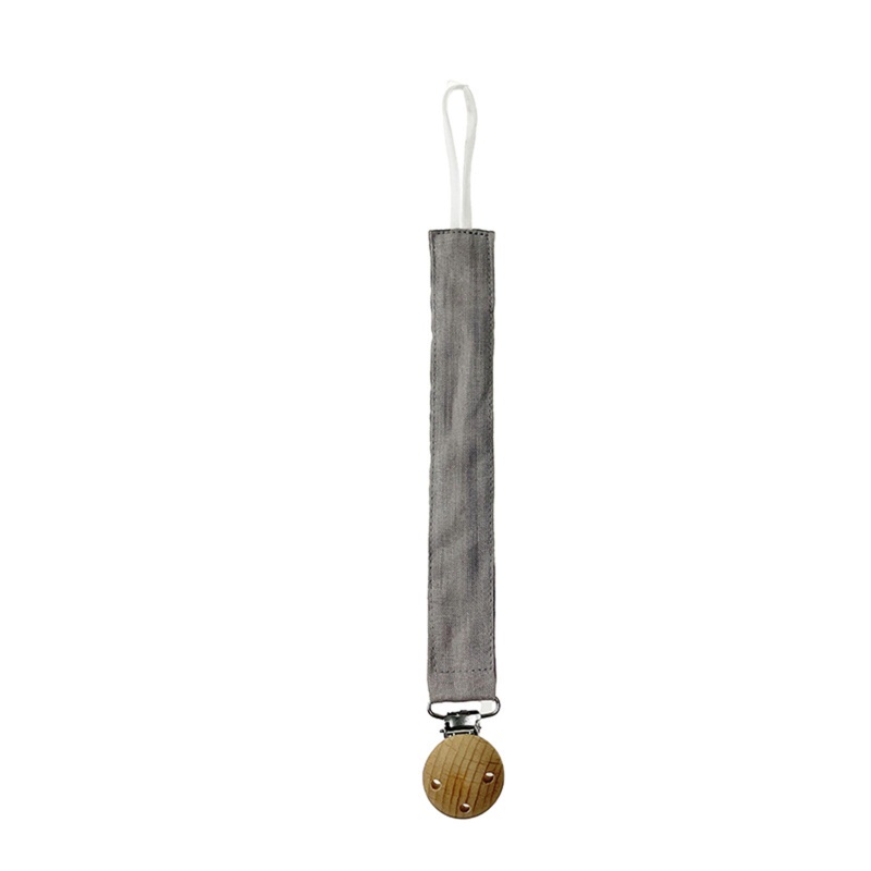 Giá Đỡ Núm Vú Giả Bằng Cotton Phối Dây Xích Kẹp Núm Vú Giả Cho Bé Sơ Sinh