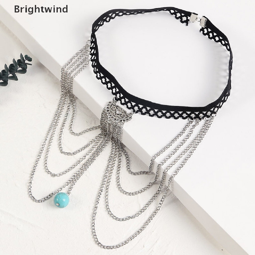 [Brightwind] Bohemian Leg Chain Women Sexy Long Tassel Pendants Thigh Harness Body Jewelry Hot Sell