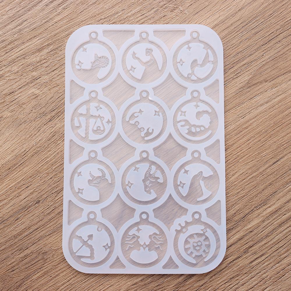 JANE Khuôn Silicone Làm Mặt Vòng cổ Bằng Pha Lê Epoxy Độc Đáo