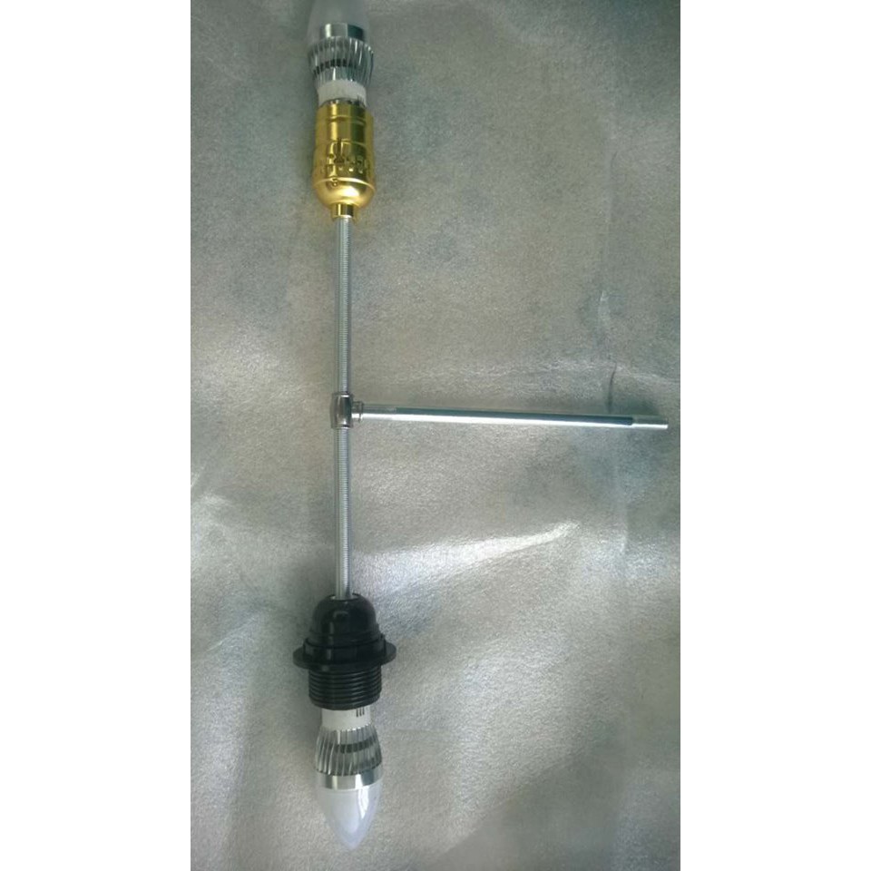 Phụ kiện DIY đèn trang trí đầu nối thanh ren ba đầu M10