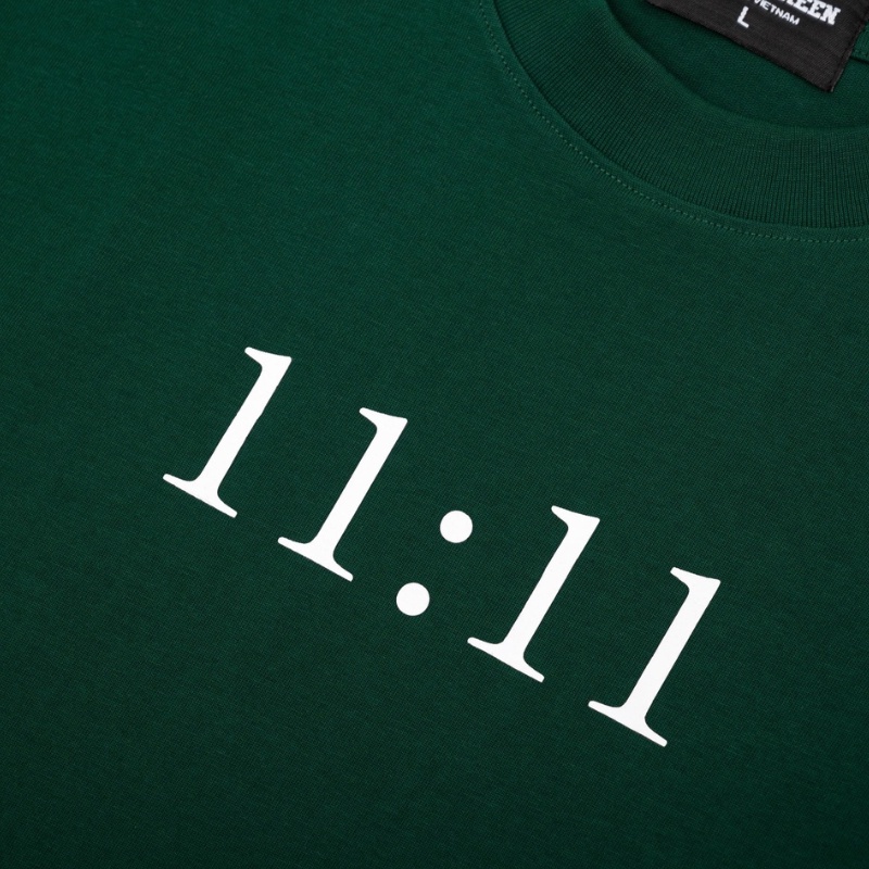 Áo Thun TATO Tay Lỡ 11:11 , Áo Phông Cotton Cổ Tròn Unisex Form Rộng Phong Cách Hàn Quốc - TATO Boutique