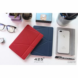 Bao da Onjess Cho iPad Mini 1/2/3 Gập Tam Giác, Lưng Silicon Chính Hãng ( Nhiều Màu )
