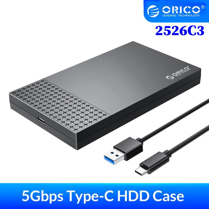 Box ổ cứng 2.5 inch SATA USB type-C 3.0 Orico 2538C3 BX18