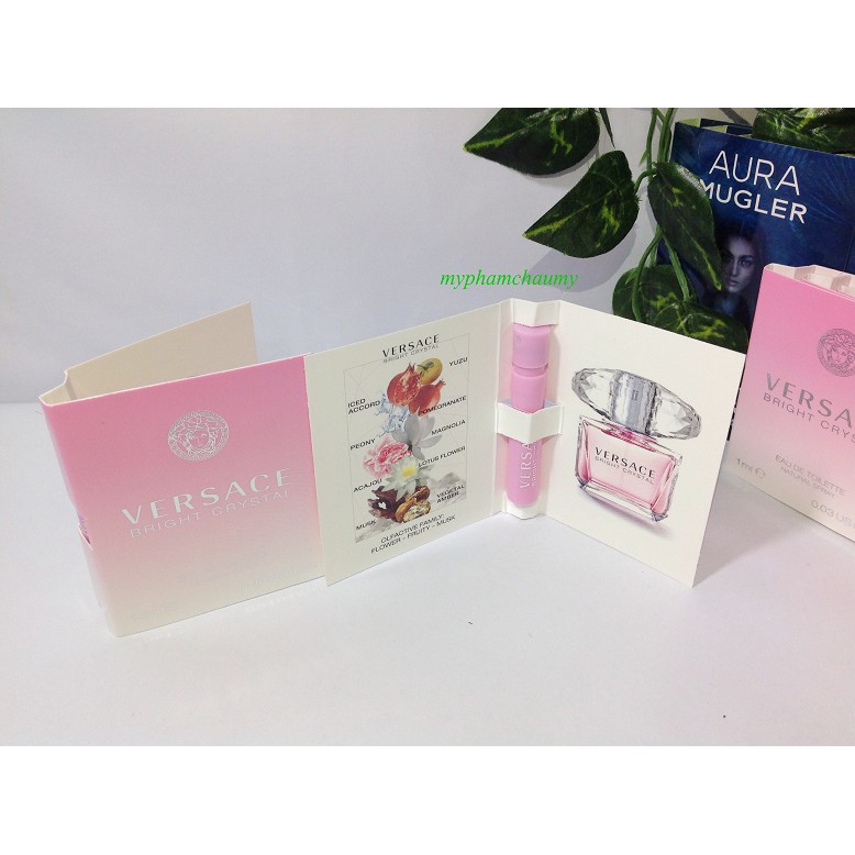 Mẫu thử Nước Hoa Vial Nữ Versace Bright Crystal
