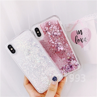 OPPO Realme C11 A1K/realme C2 REALME 6 pro REALME 5 pro REALME 6 Reno4 OPPO A92S A52 A72 Reno3 Pro A91 A31 Fashion Bling Liquid Glitter Love Quicksand Soft Phone Case