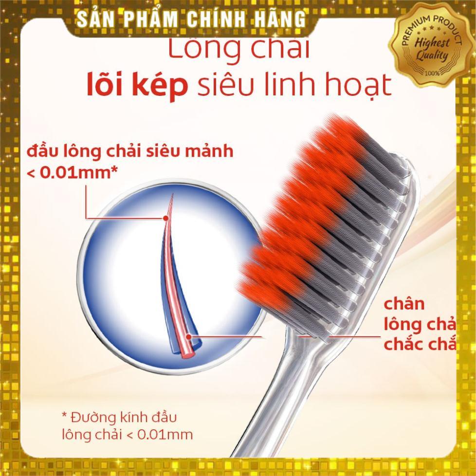 Bàn chải đánh răng Colgate SlimSoft Advanced khoáng núi lửa siêu mềm mảnh chăm sóc nướu