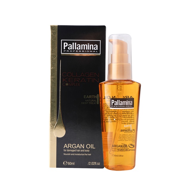 TINH DẦU ARGAN OIL PALLAMINA COLLAGEN KERATIN COMPLEX 60ml