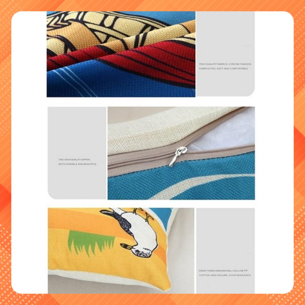 Vỏ gối tựa lưng, sofa vải bố trang trí nhà cửa, văn phòng, công ty M30