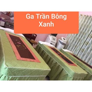 Ga drap trải giường spa may theo kích thước+vỏ gối +ruột gối